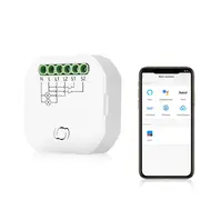 Releu WIFI 2 circuite Tosyco Mini compatibil cu Tuya, Google Home, Amazon Alexa