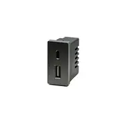 Modul incarcator USB A + USB C 5V4A 1/2 Tosyco
