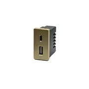 Modul incarcator USB A + USB C 5V4A 1/2 Tosyco