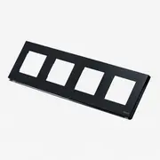 Rama priza cvadrupla din plastic Tosyco