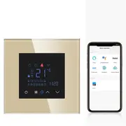 Termostat ambiental incalzire in pardoseala pe baza de apa smart Zigbee Tosyco compatibil cu Tuya, Google Home, Amazon Alexa