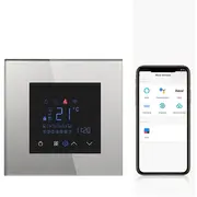 Termostat ambiental incalzire in pardoseala electrica smart Zigbee Tosyco compatibil cu Tuya, Google Home, Amazon Alexa