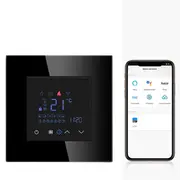 Termostat ambiental pentru centrala termica smart Zigbee Tosyco compatibil cu Tuya, Google Home, Amazon Alexa