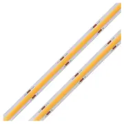 Banda LED COB 480LED/m 24V lumina calda 3000K 10w/m 5m Tosyco