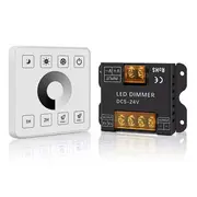 Controler dimabil banda LED Monocolor 5-24V 30A + Telecomanda touch tip intrerupator Tosyco