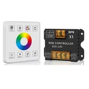 Controler banda LED RGB 5-24V 30A + Telecomanda touch tip intrerupator Tosyco