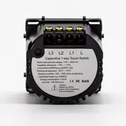 Modul intrerupator triplu cu touch (tactil) din sticla 1000W Tosyco