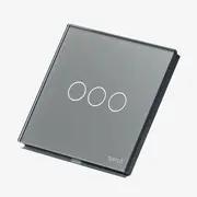 Intrerupator triplu cu touch (tactil) din sticla 500W Tosyco ECO