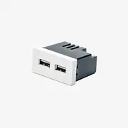 Modul incarcator 2 x USB 2.4A 1/2 Tosyco