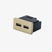 Modul incarcator 2 x USB 2.4A 1/2 Tosyco