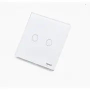 Intrerupator cap scara / cruce dublu cu touch (tactil) din sticla 1000W Tosyco