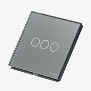 Intrerupator cap scara / cruce triplu cu touch (tactil) din sticla 1000W Tosyco