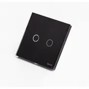 Intrerupator dimabil dublu cu touch (tactil) din sticla 700W Tosyco