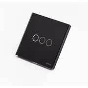 Intrerupator triplu cu touch (tactil) din sticla 500W Tosyco ECO