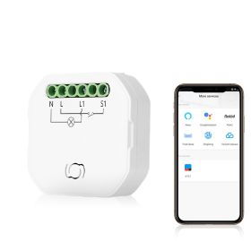 Releu WIFI 1 circuit Tosyco Mini compatibil cu Tuya, Google Home, Amazon Alexa