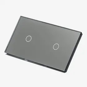 Intrerupator simplu + simplu cu touch (tactil) din sticla 1000W Tosyco