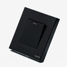 Intrerupator cu revenire mecanic cu rama din plastic Tosyco