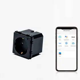 Modul priza schuko smart WIFI Tosyco compatibila cu Tuya, Google Home, Amazon Alexa