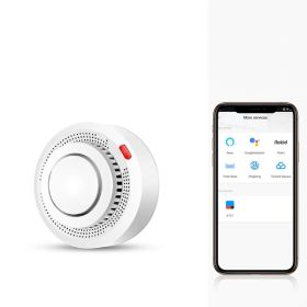 Senzor detector fum smart Zigbee Tosyco compatibil cu Tuya, Google Home, Amazon Alexa