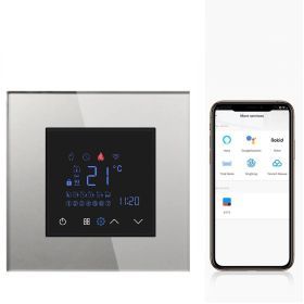Termostat ambiental incalzire in pardoseala pe baza de apa smart Zigbee Tosyco compatibil cu Tuya, Google Home, Amazon Alexa