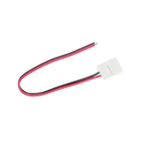 Conector + cablu banda LED monocolor 2 PIN 8mm