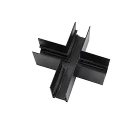 Conector + pentru sina magnetica aplicata/suspendata Tosyco