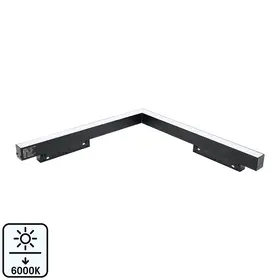 Proiector liniar sina magnetica colt orizontal 16W 6000K 65cm 48V DC 1280Lm 120° Ra≥90 Tosyco