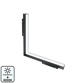 Proiector liniar sina magnetica colt vertical 16W 6000K 65cm 48V DC 1280Lm 120° Ra≥90 Tosyco