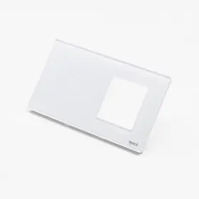 Panou intrerupator simplu touch + priza simpla din sticla Tosyco