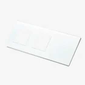 Panou intrerupator triplu touch + priza dubla din sticla Tosyco