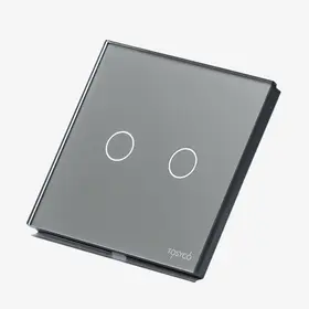 Intrerupator dimabil dublu RF433 cu touch (tactil) din sticla 700W Tosyco