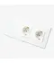 Intrerupator triplu cu touch (tactil) 1000W + priza schuko dubla cu rama din sticla Tosyco