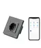 Priza schuko smart Zigbee simpla cu rama din sticla, monitorizare consum Tosyco compatibila cu Tuya, Google Home, Amazon Alexa