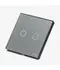 Intrerupator dublu cu touch (tactil) din sticla 1000W Tosyco