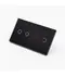 Intrerupator dublu + dublu cu touch (tactil) din sticla 1000W Tosyco