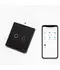 Intrerupator dublu smart WIFI cu NUL cu touch (tactil) din sticla 1000W Tosyco compatibil cu Tuya, Google Home, Amazon Alexa