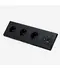 Priza schuko tripla + TV + LAN  cu rama din plastic Tosyco
