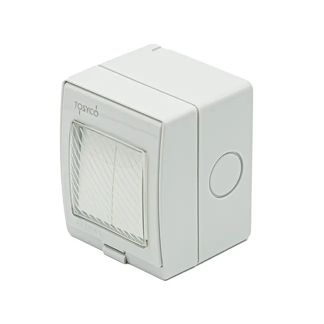 Intrerupator dublu cap scara aplicat pentru exterior IP55 Tosyco