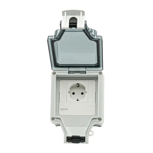 Priza schuko simpla pentru exterior IP66 Tosyco