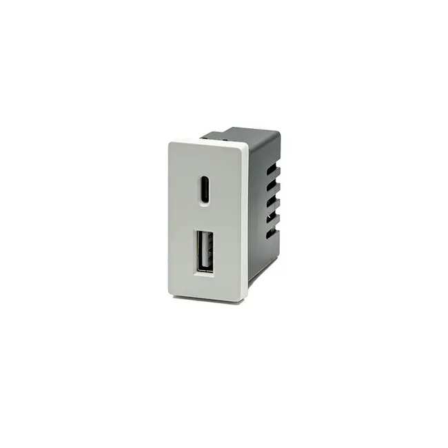 Modul incarcator USB A + USB C 5V4A 1/2 Tosyco
