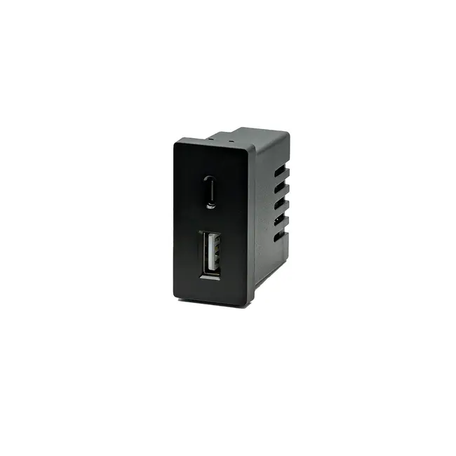 Modul incarcator USB A + USB C 5V4A 1/2 Tosyco