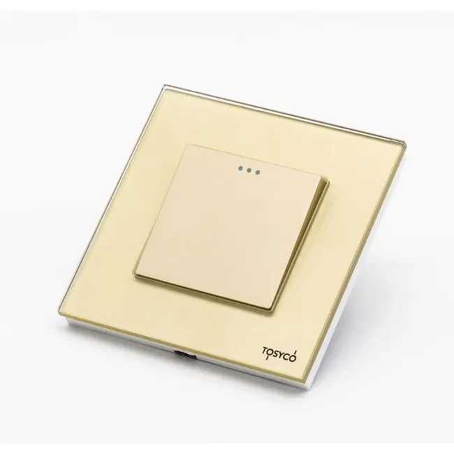 Intrerupator cap scara mecanic cu rama din sticla Tosyco