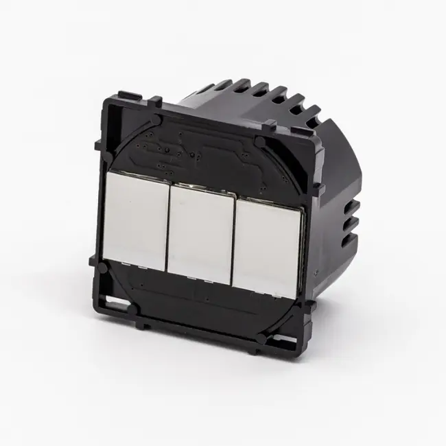 Modul intrerupator triplu cu touch (tactil) din sticla 500W Tosyco Eco