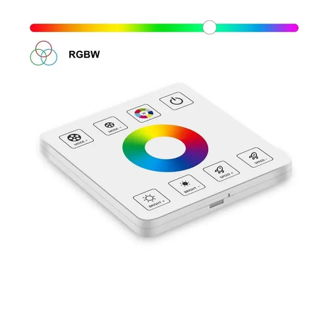 Controler banda LED RGBCCT 5-24V 50A + Telecomanda touch tip intrerupator Tosyco