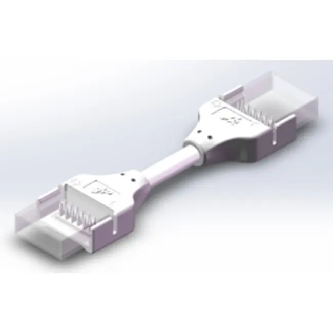 Conector + cablu + conector banda LED RGBCCT 6 PIN 14mm IP66