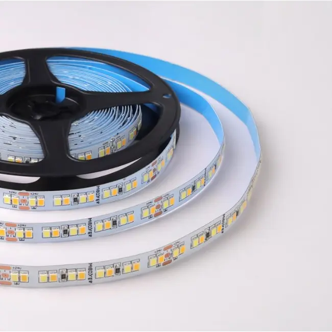Banda LED CCT SMD2835 192LED/m 24V 3000K + 6500K 18w/m 10m Tosyco