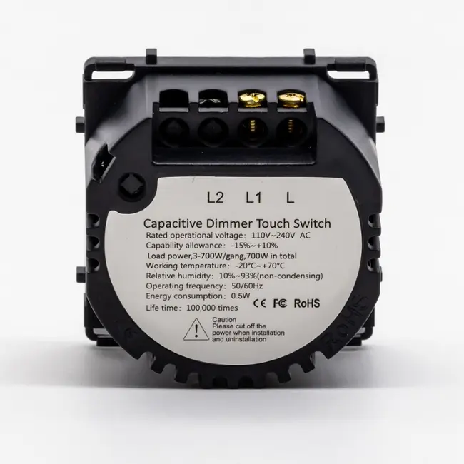 Modul intrerupator dimabil cu touch (tactil) din sticla 700W Tosyco