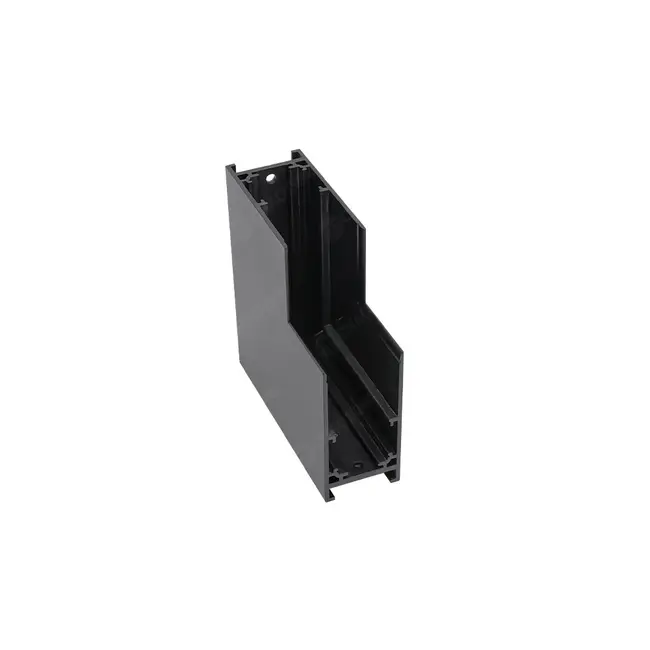 Conector vertical de colt 90° pentru sina magnetica aplicata/suspendata Tosyco