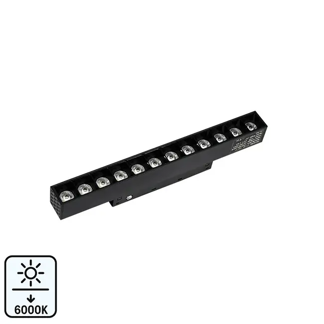 Proiector grila sina magnetica 12W 6000K 22cm 48V DC 960Lm 24° Ra≥90 Tosyco