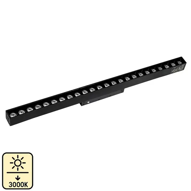 Proiector grila sina magnetica 24W 3000K 43cm 48V DC 1920Lm 24° Ra≥90 Tosyco
